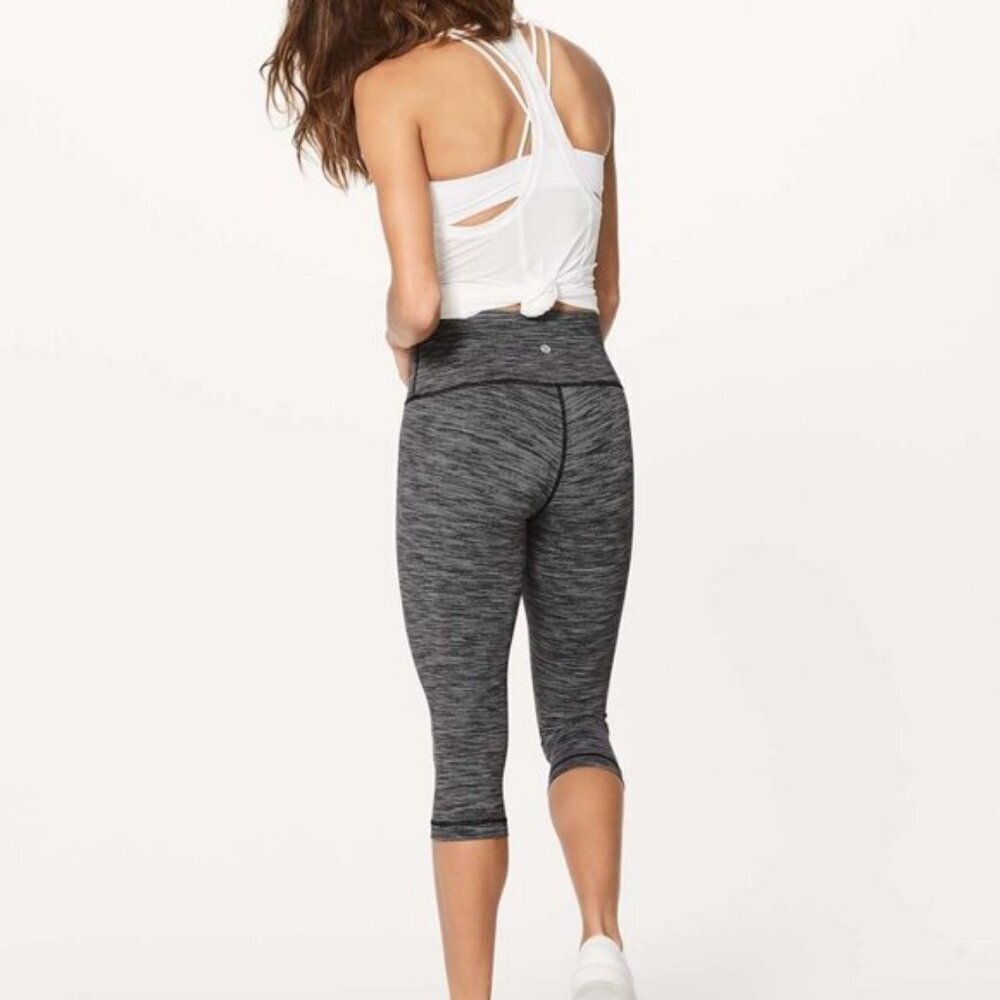 Lululemon Wunder Under Hi-Rise 17" In Wee Are From Space Black Slate Size 2 - Picture 2 of 7